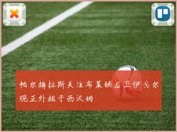 帕尔梅拉斯关注布莱顿后卫伊戈尔现正外租于西汉姆